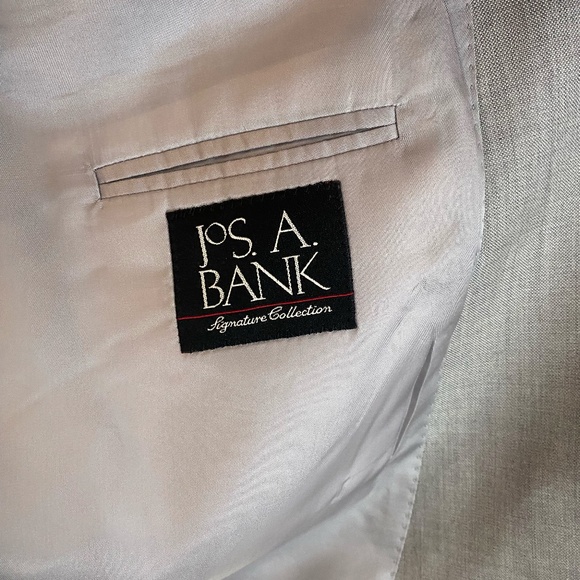 Jos. A Bank Men's Signature Collection Wool Silk Suit Blazer - 42L - Picture 5 of 9